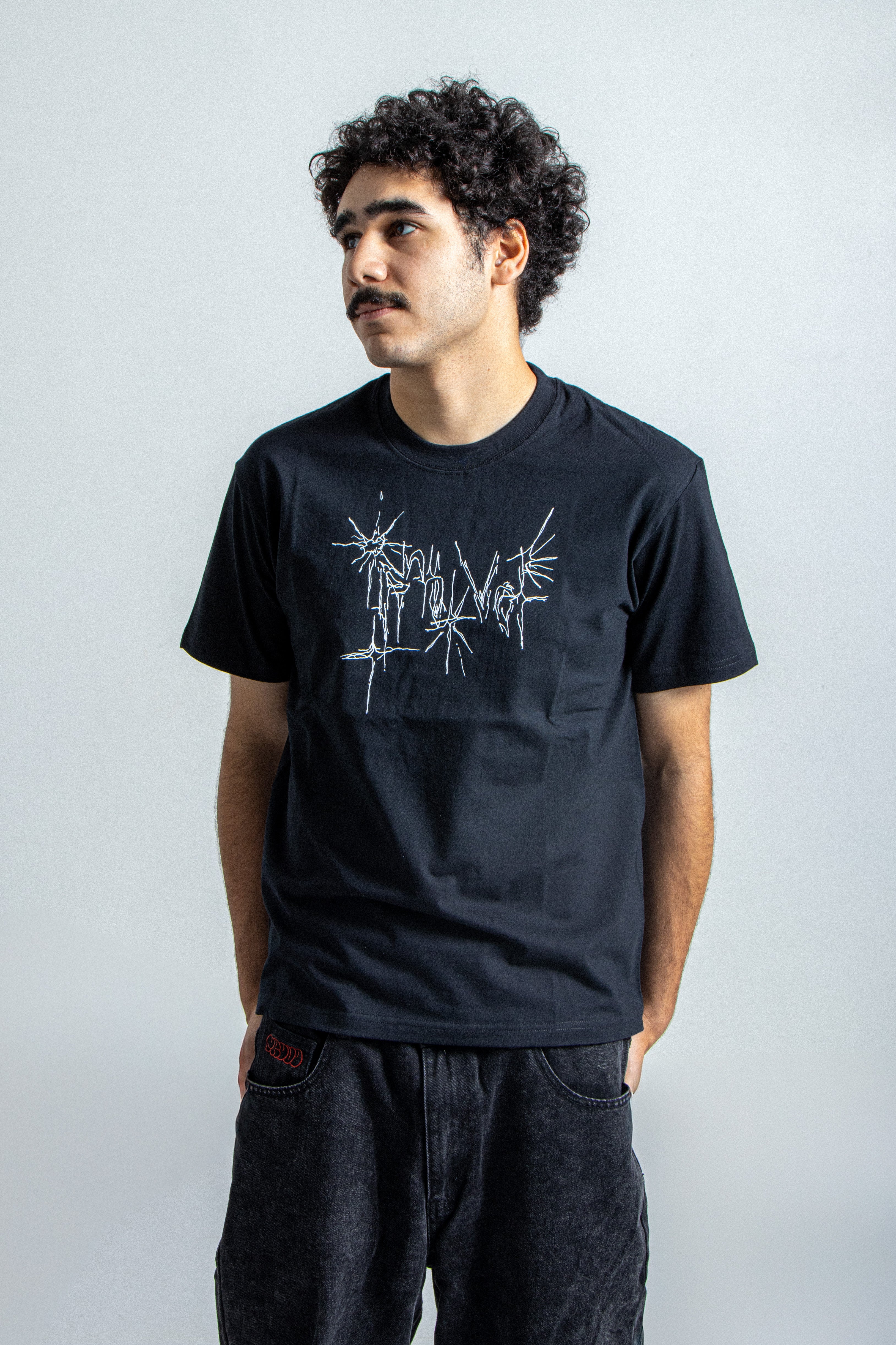 Black T-Shirt "Shattered"