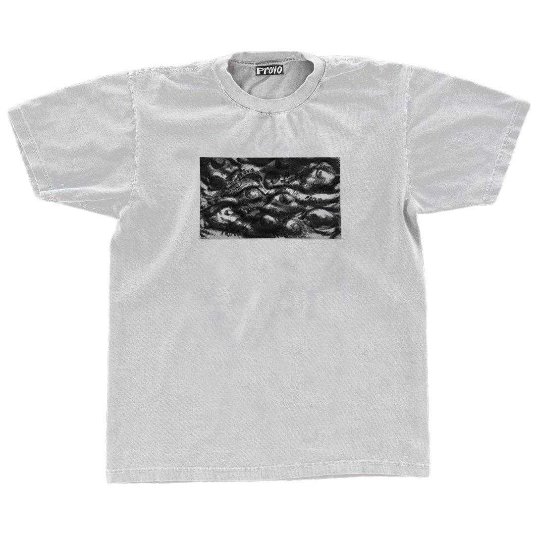 White T-Shirt "Eclipse Eyes"